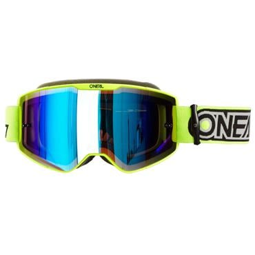 ONEAL B-Flex Goggle Launch Vert Miroir Moto Cross LUNETTES MOTO MTB DH FR 