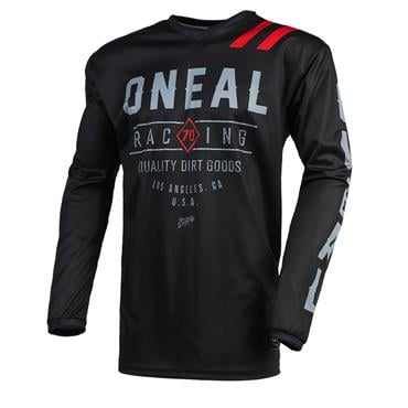 O'Neal Piledriver Rot T-Shirt Herren Basic Sport Freizeit Rundhals MX MTB lässig 