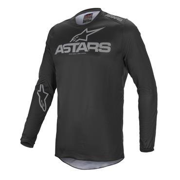 2021 Alpinestars Fluid Speed Rot Grau MX Motocross Cross Jersey Shirt MTB Enduro 