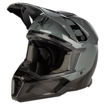 Qtech Casco Crash Helmet Cross MOTOCROSS Enduro Moto MX ECE22-05 MX Quad Motorcycle 59-60cm L MATT Black