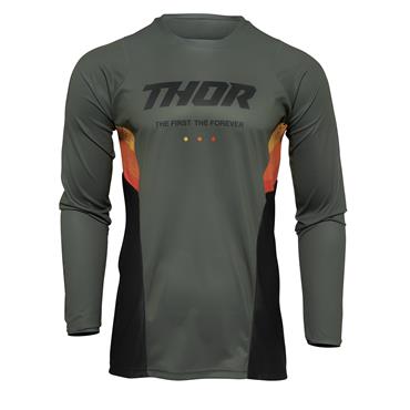 Thor Youth Sector Zones Jersey Motocross Enduro Shirt Trikot Hemd blau/schwarz 
