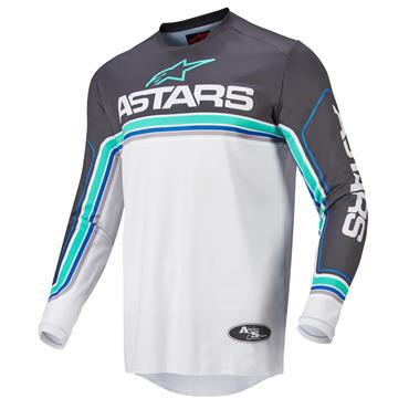 2021 Alpinestars Racer flagship Aqua Neon MX Motocross Cross Jersey Shirt MTB 