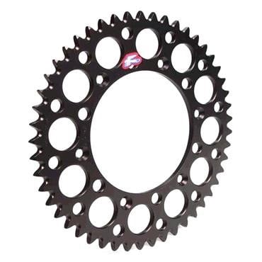 YZ250F YZ125 Renthal Grooved Front & Ultralight Rear Sprockets & R3 O-Ring Chain Kit 13/50 BLACK compatible with Yamaha WR250F 