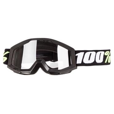 New Kids 100% Strata Mini Goggles Red Clear Lens Motocross Enduro BMX Children 