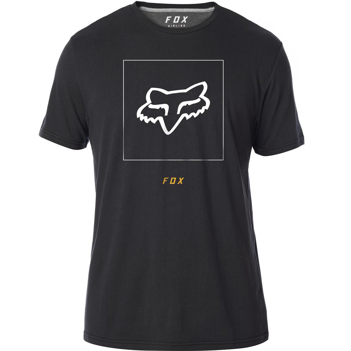 Fox T-Shirt Crass Airline Black/Grey