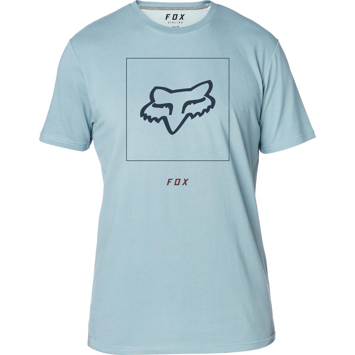 Fox T-Shirt Crass Airline Blue/Grey