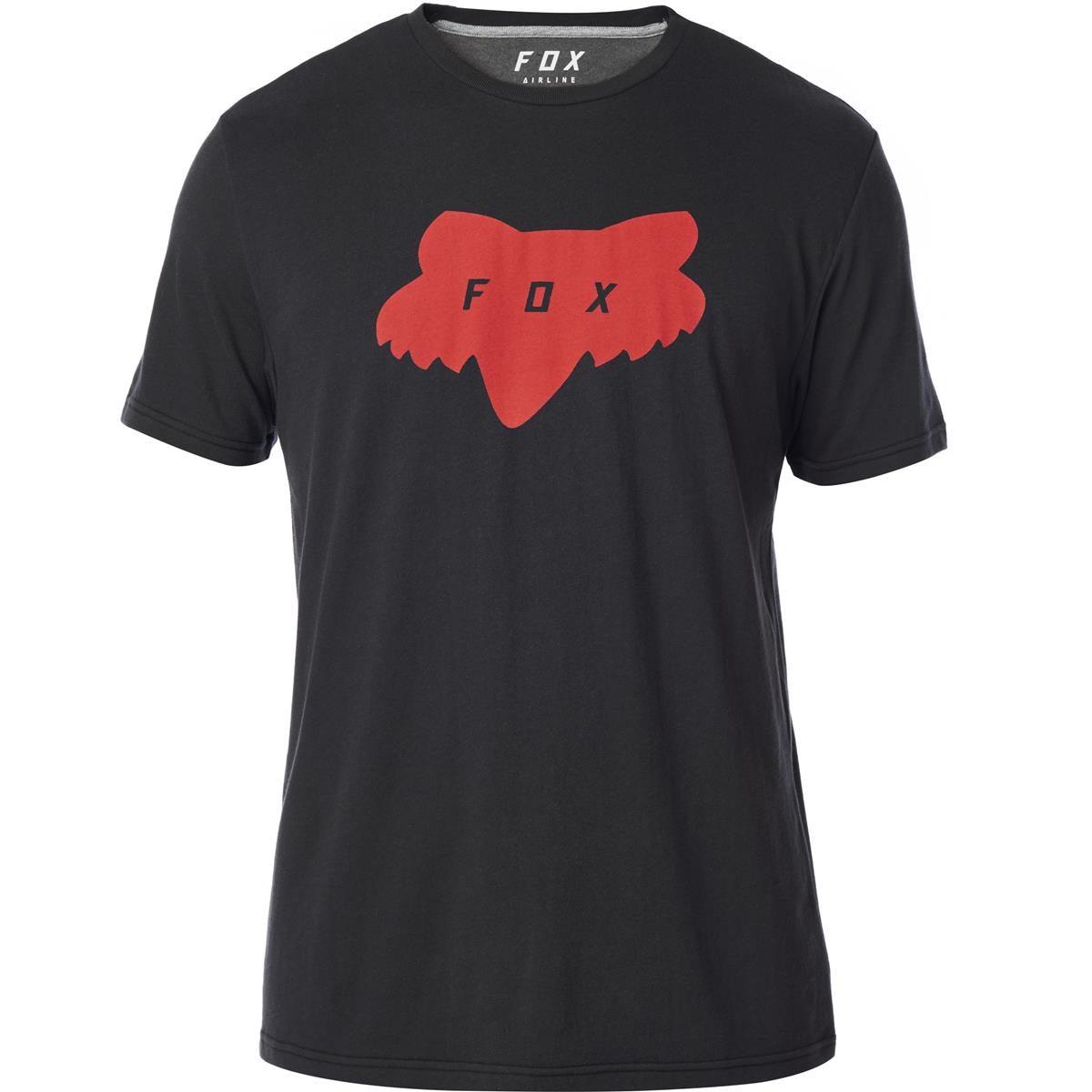 Fox T-Shirt Traded Airline Schwarz/Grau