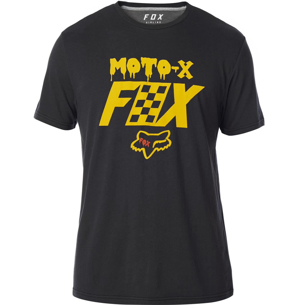 Fox T-Shirt Czar Airline Schwarz/Grau