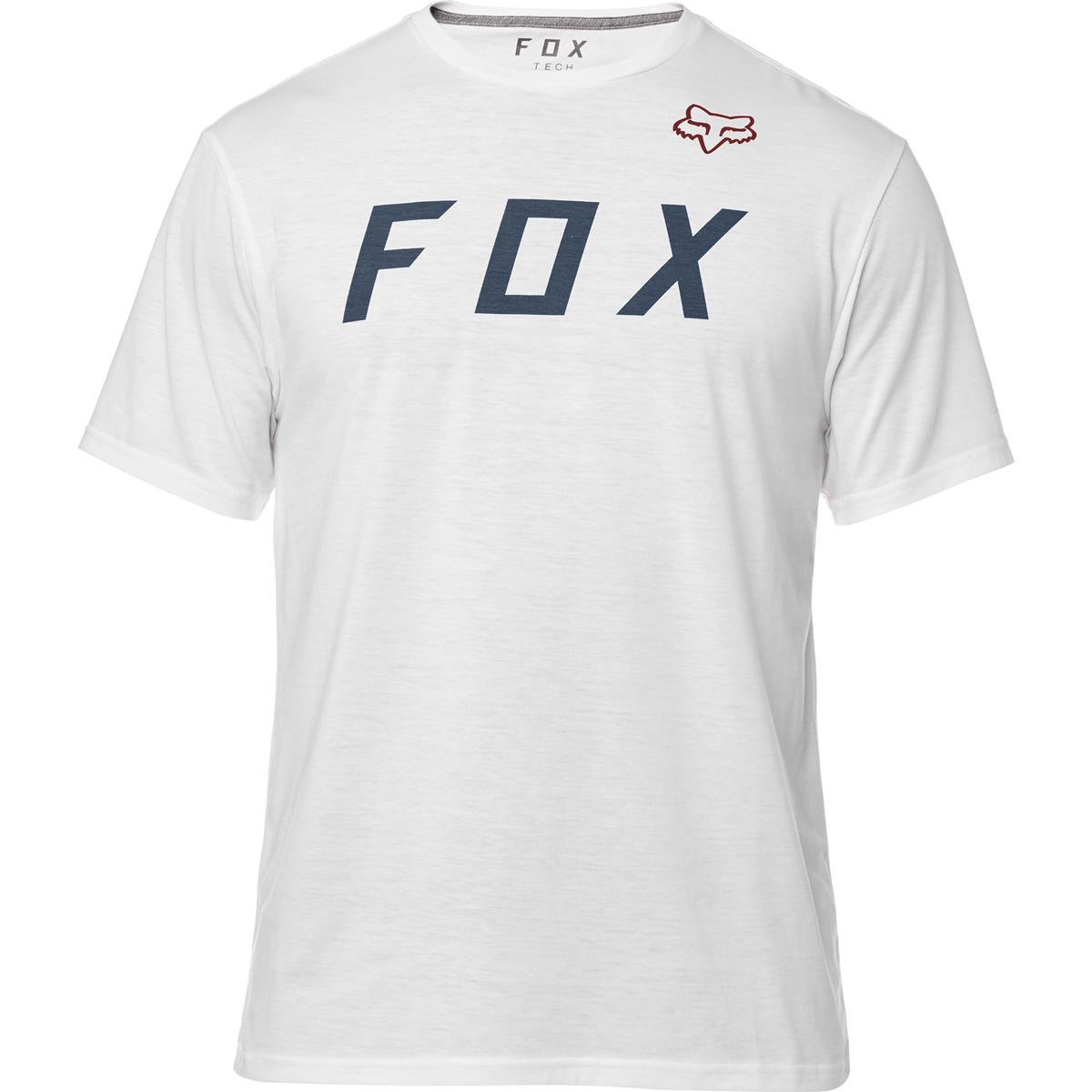 Fox T-Shirt Tech Grizzeled Optic White