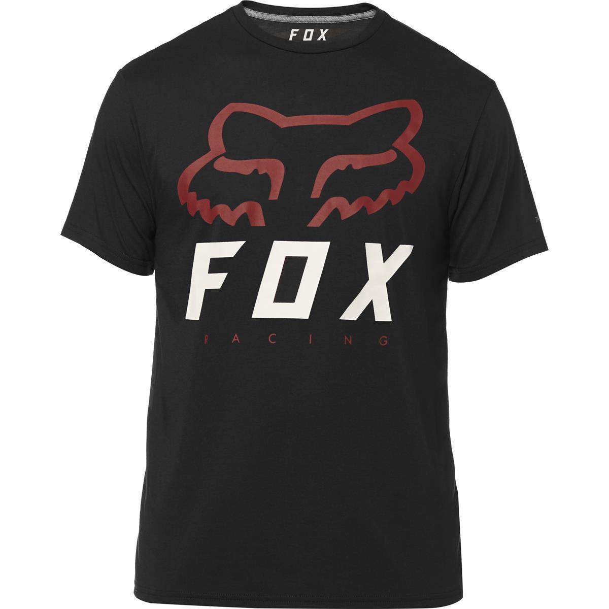 Fox Tech T-Shirt Heritage Forger Schwarz