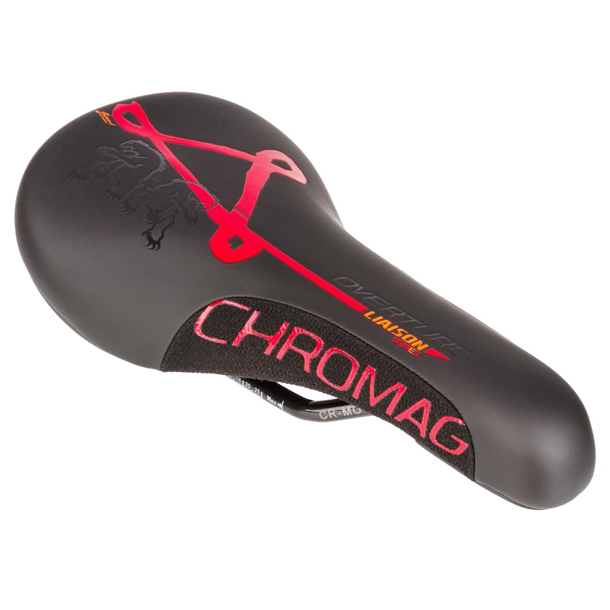 Chromag Saddle Overture 2018 Black/Red, 243 x 136 mm