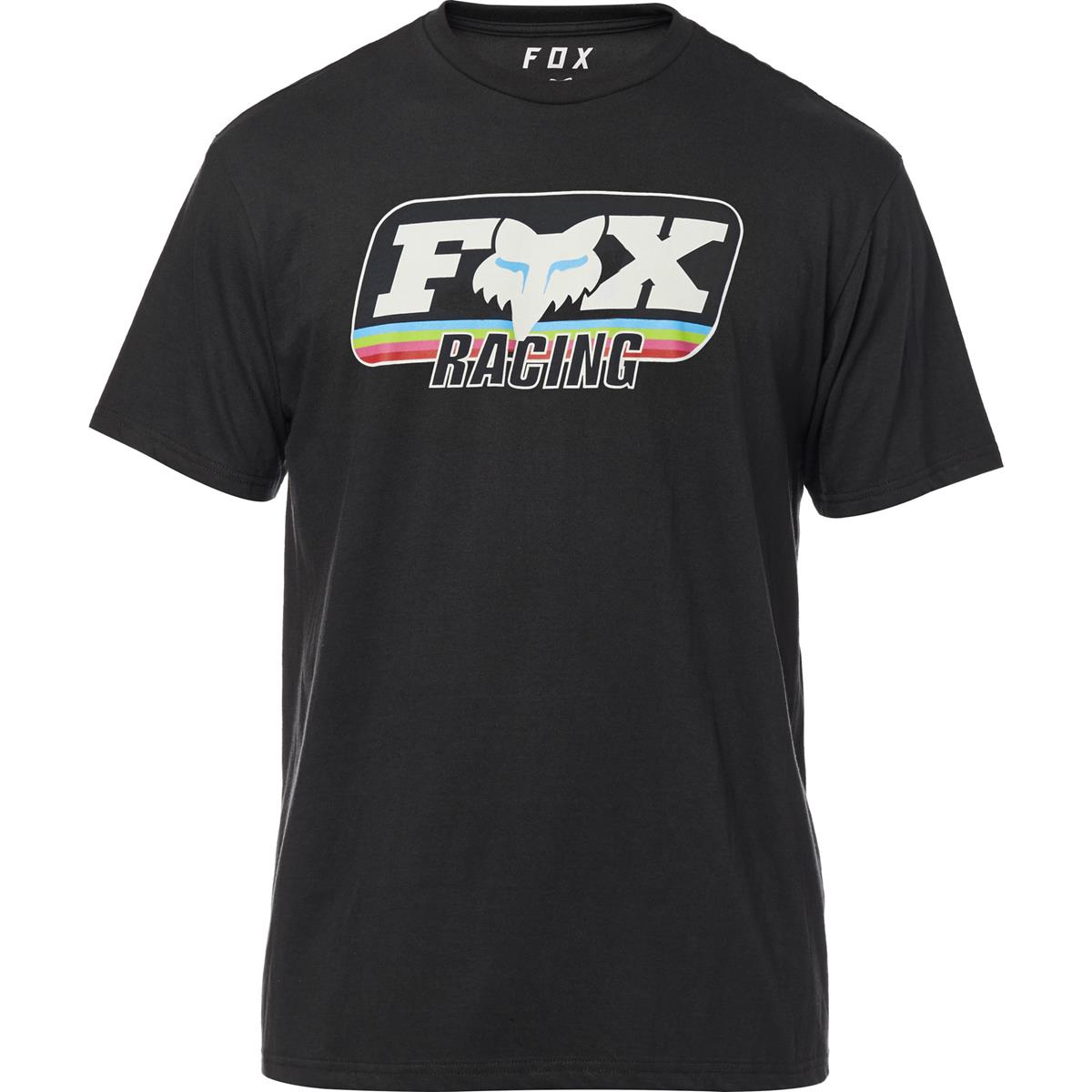Fox Tech T-Shirt Throwback Schwarz