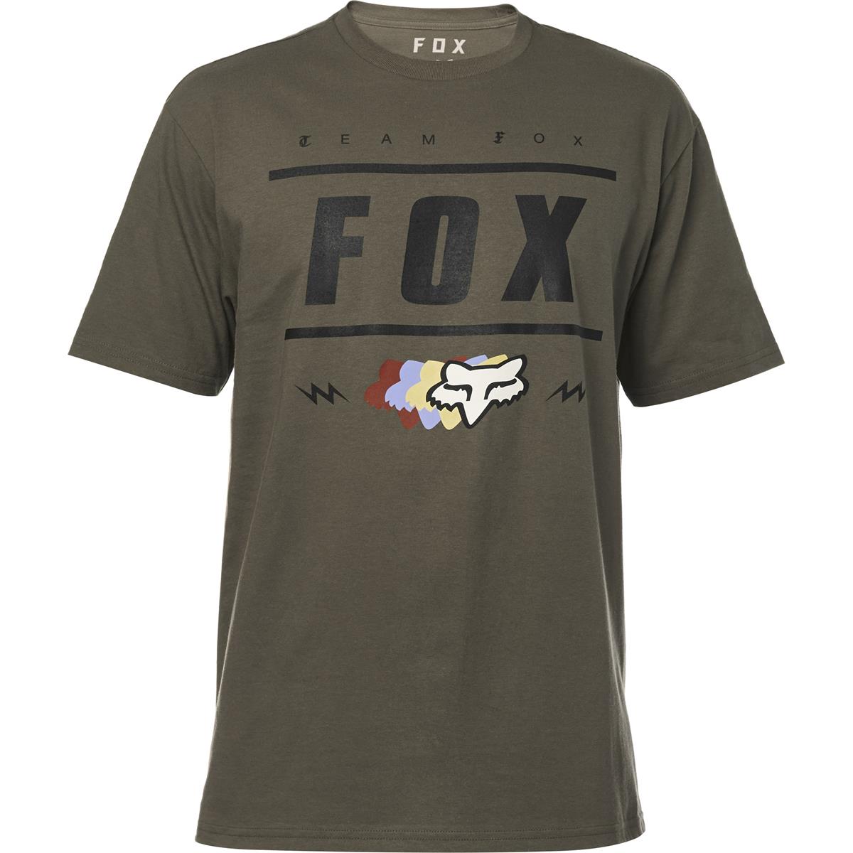 Fox Tech T-Shirt Team 74 Heather Graphite