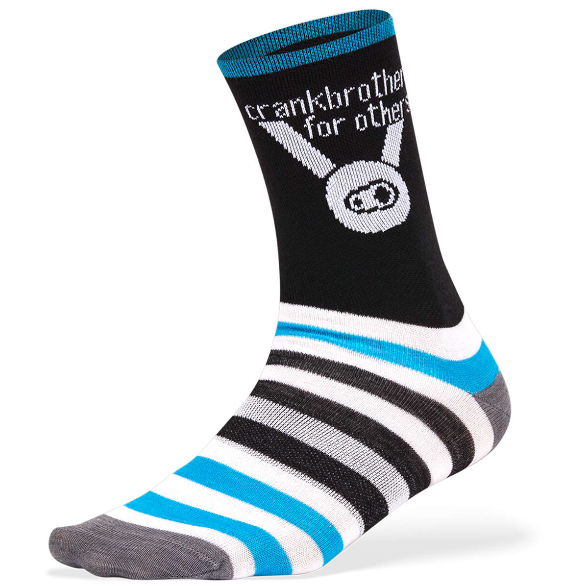 Crankbrothers Chaussettes CB4Others Blue/Grey/Black