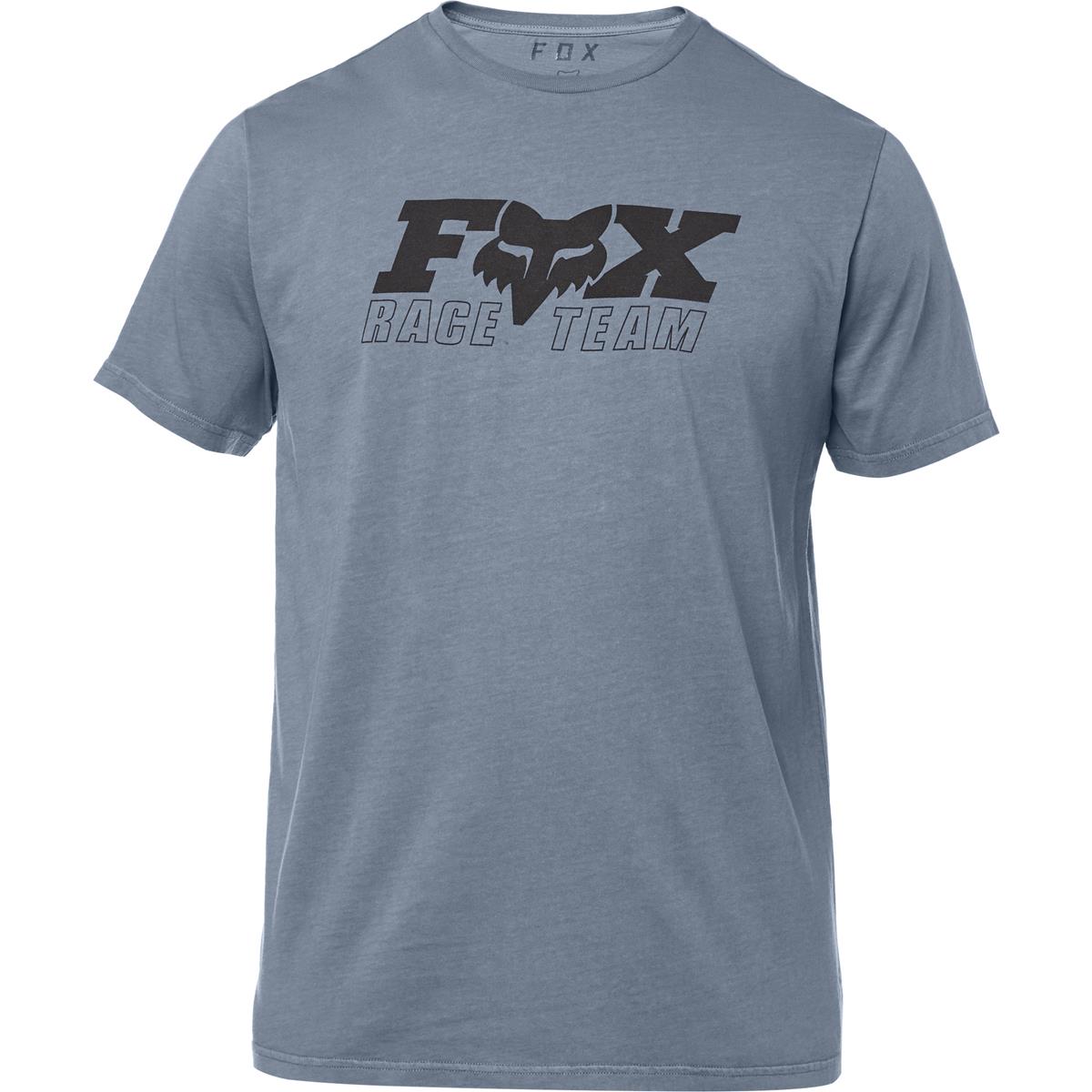 Fox T-Shirt Race Team Blue Steel