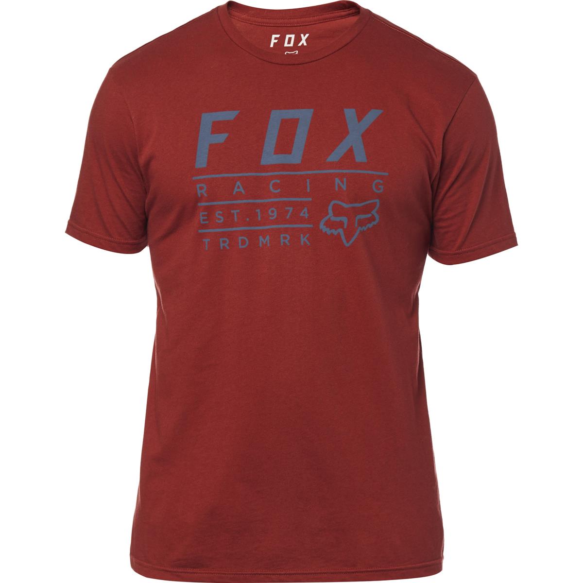 Fox T-Shirt Trdmrk Bordeaux