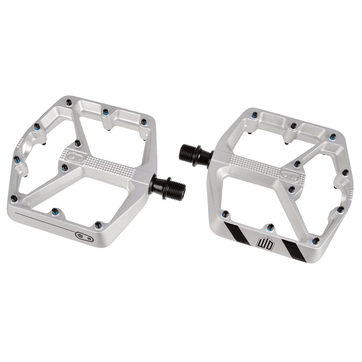 Crankbrothers Pedals Stamp 3 2019 Danny MacAskill Edition, Silver, Large