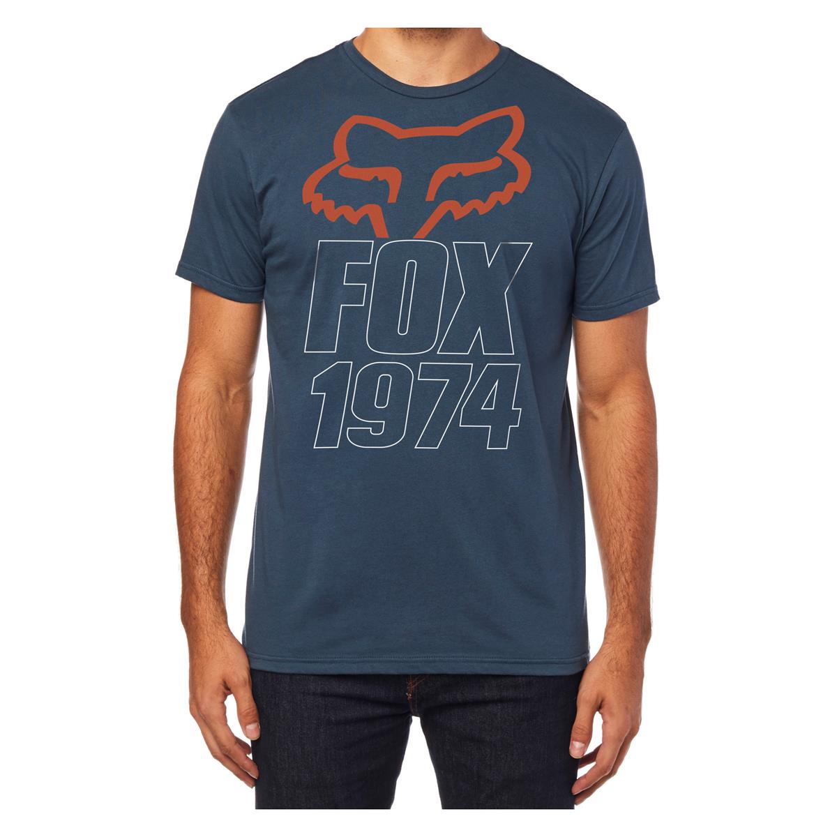 Fox T-Shirt Blasted Navy