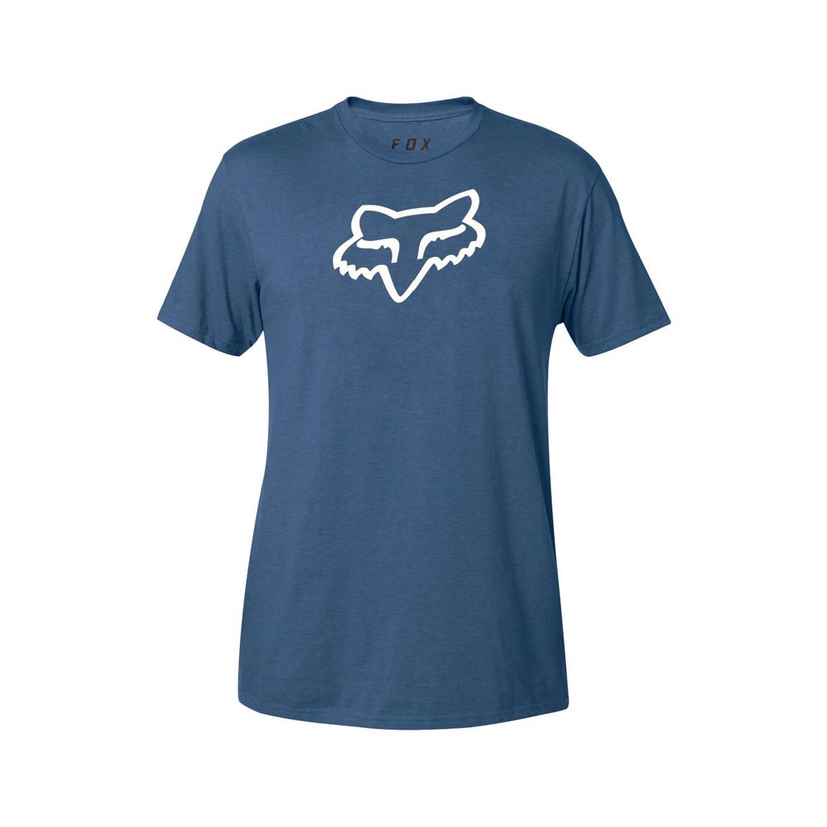 Fox T-Shirt Fox Head Dusty Blue
