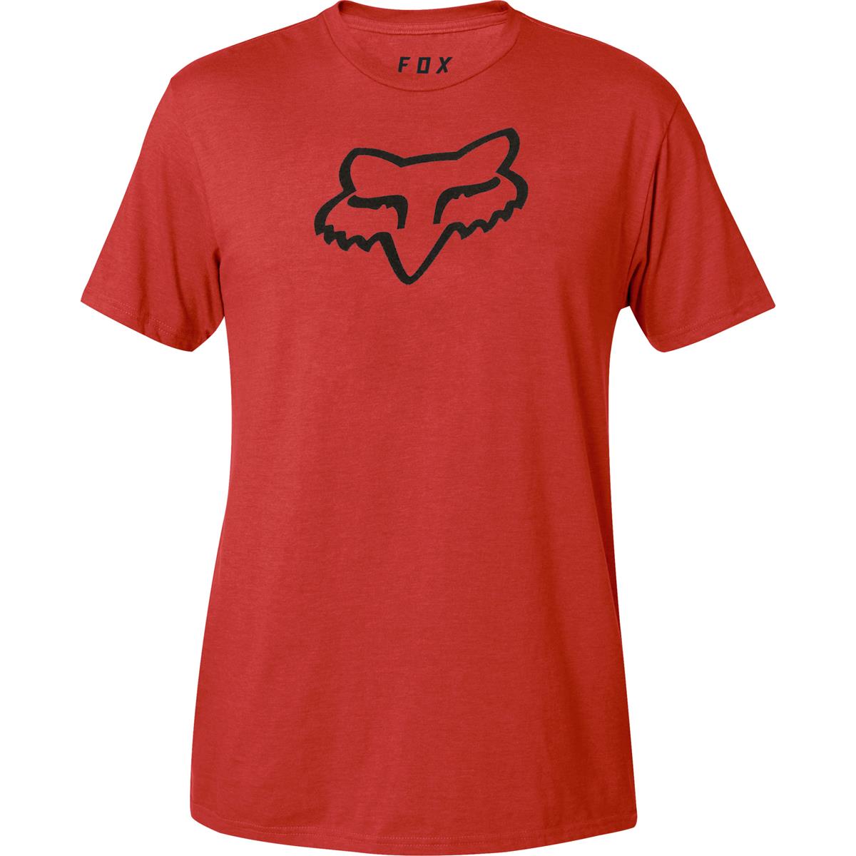 Fox T-Shirt Legacy Fox Head Dark Red