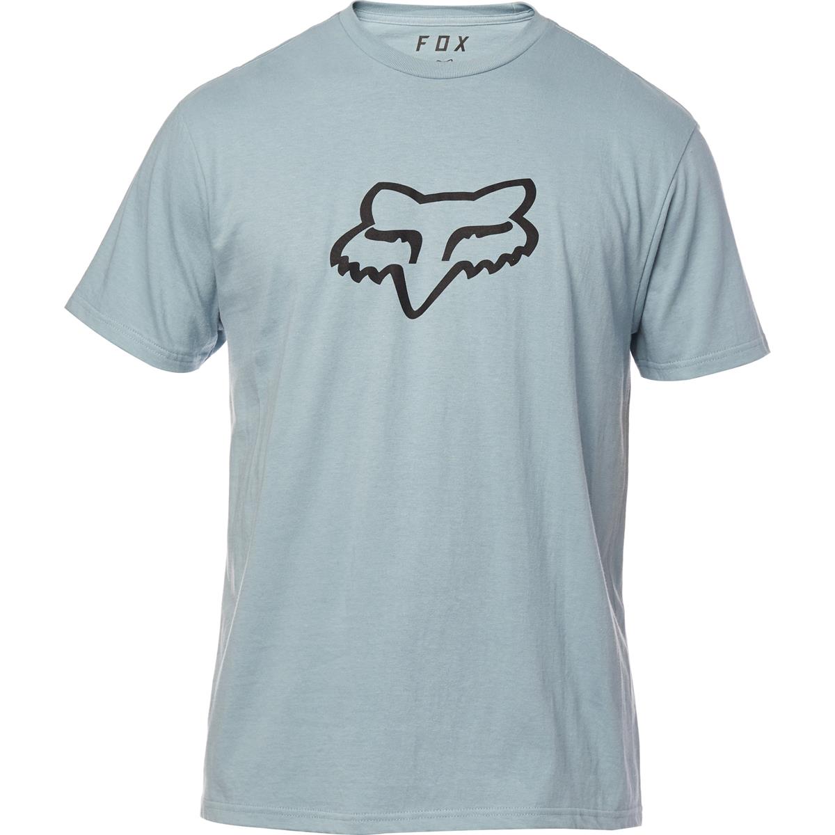 Fox T-Shirt Legacy Fox Head Pale Blue