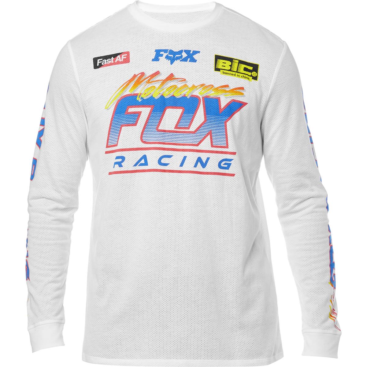 Fox T-Shirt Manches Longues Jetskee Optic White