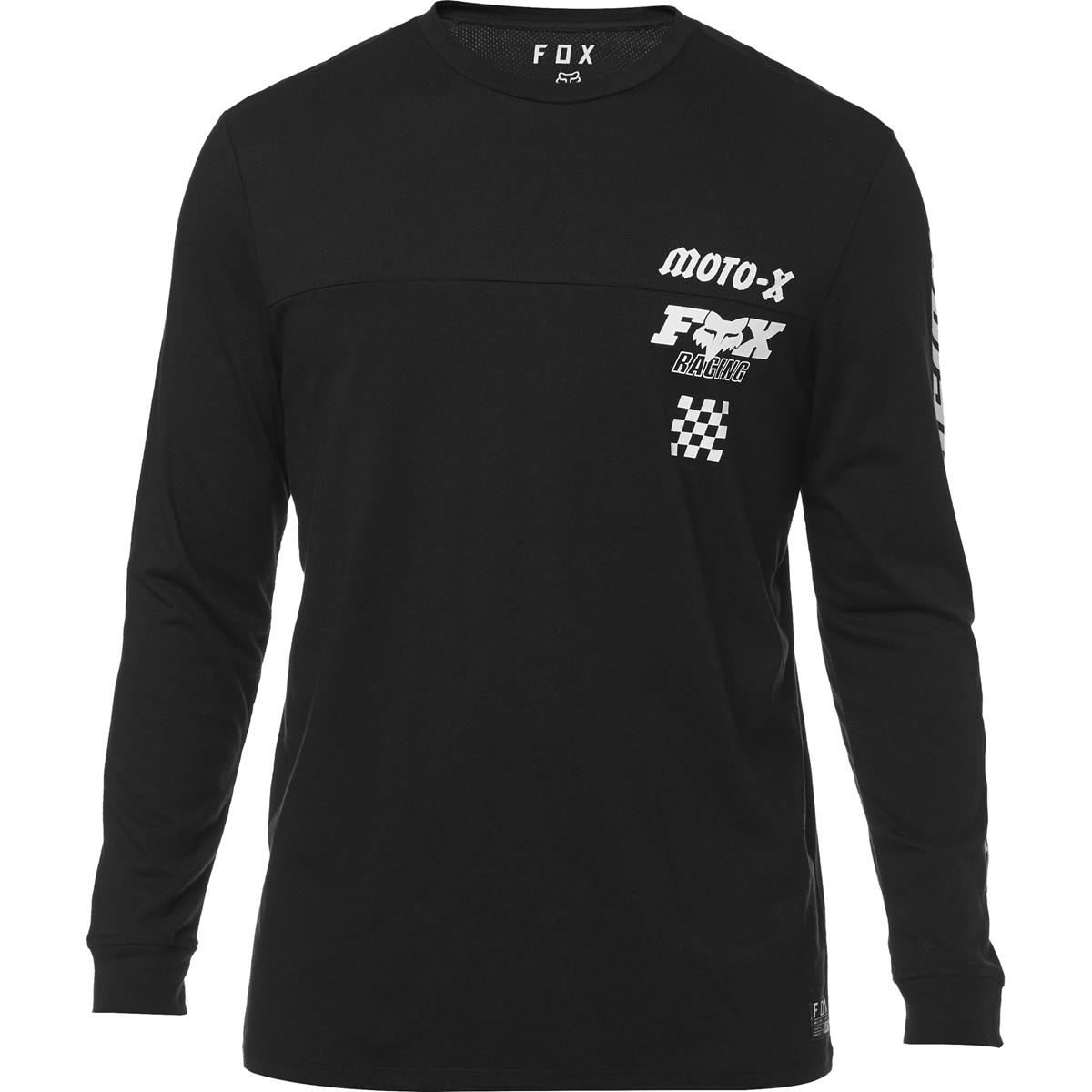 Fox T-Shirt Manica Lunga Traktion Black