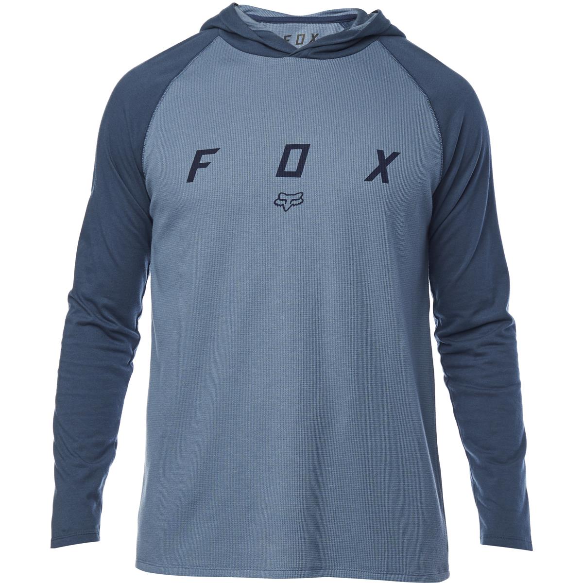 Fox Longsleeve Shirt Tranzcribe Steel Blue