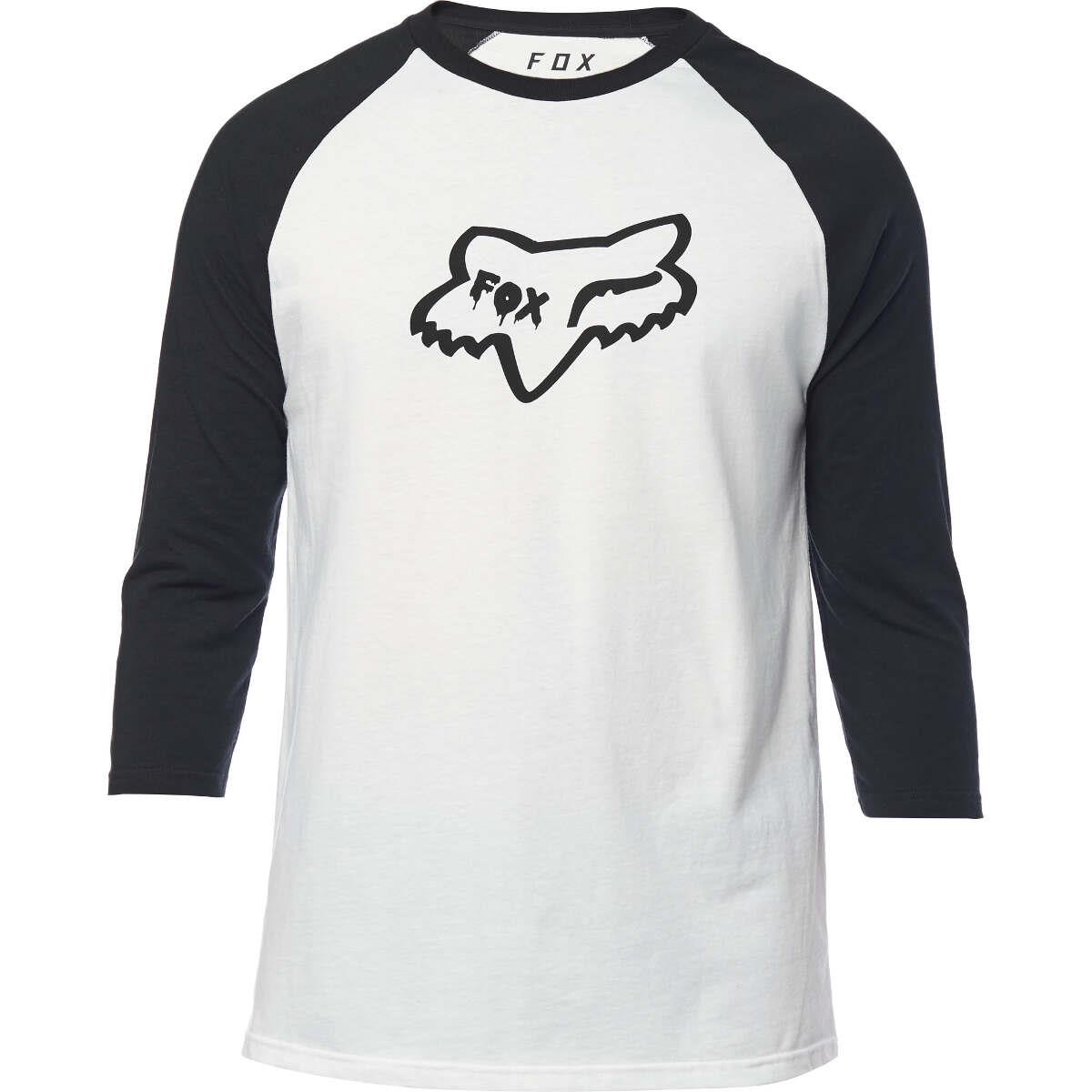Fox 3/4-Arm Shirt Czar Weiß/Schwarz