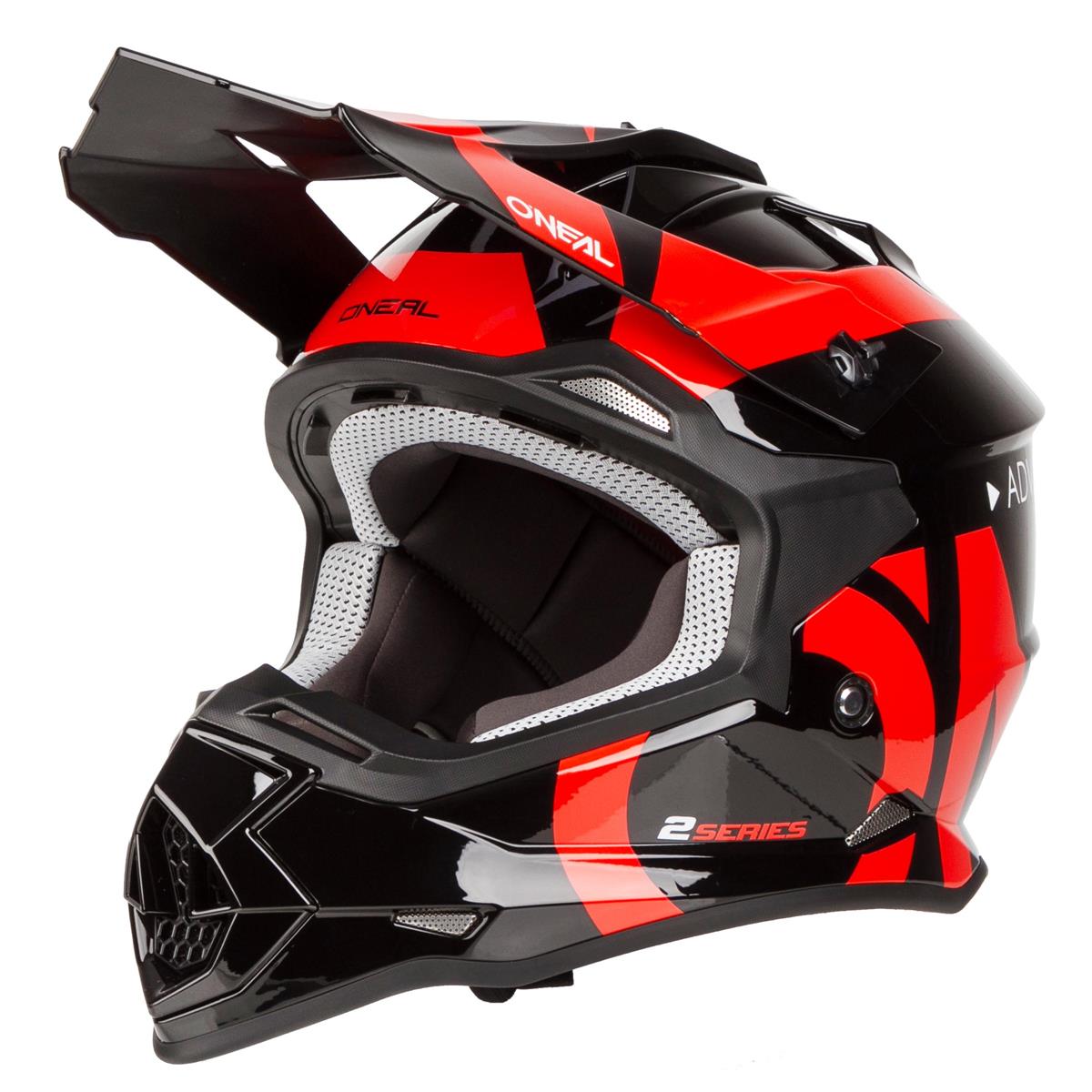 O'Neal Motocross-Helm 2SRS RL Slick Schwarz/Orange
