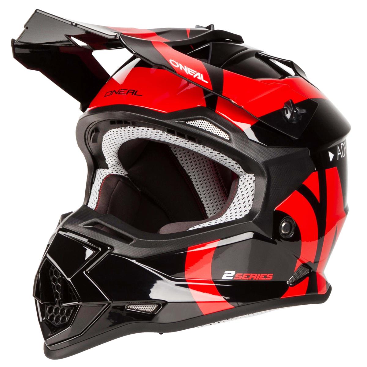 O'Neal Kids Motocross-Helm 2SRS Slick Slick - Schwarz/Orange