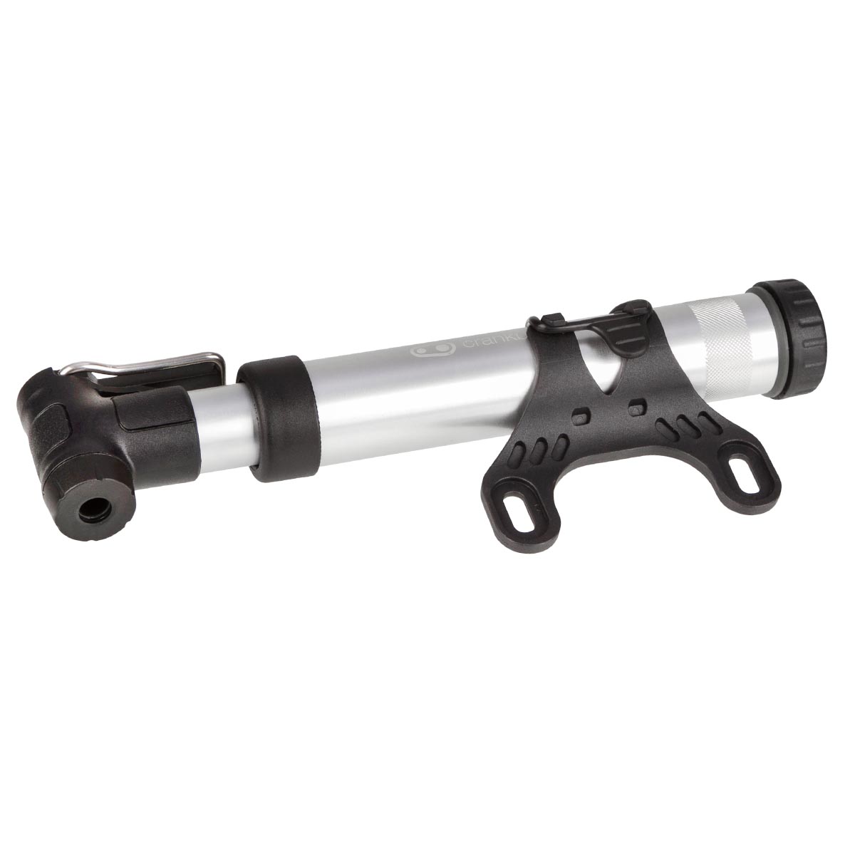 Crankbrothers Hand Pump Gem L incl. Frame Mounting, Silver