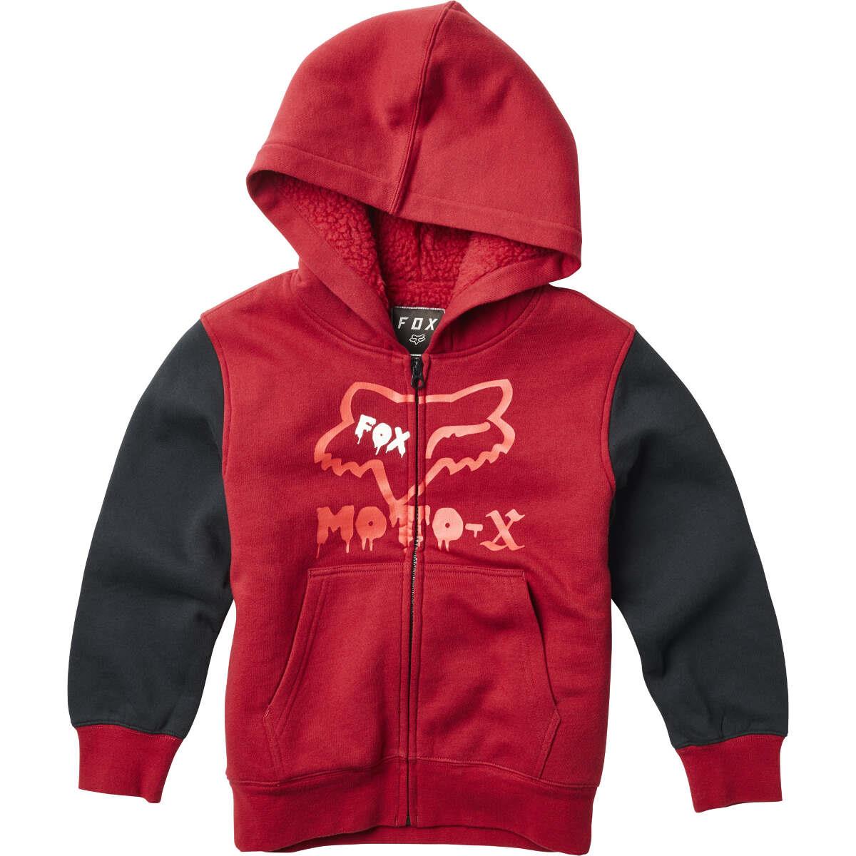 Fox Kids Zip-Hoody Supercharged Sherpa Cardinal