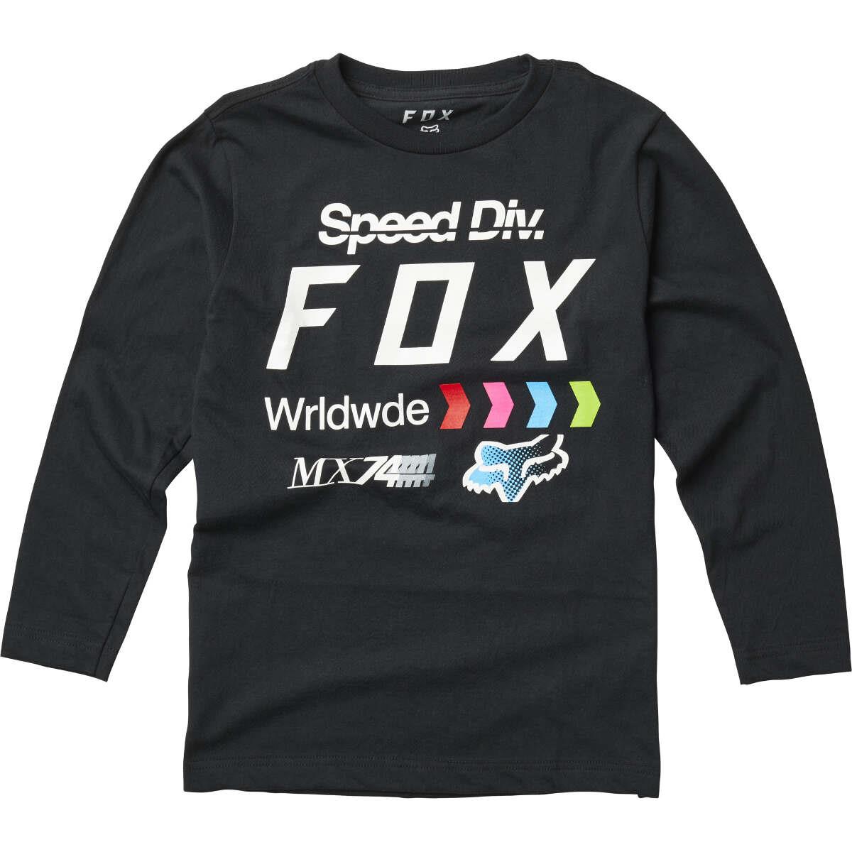 Fox Kids Long Sleeve Shirt Murc Black