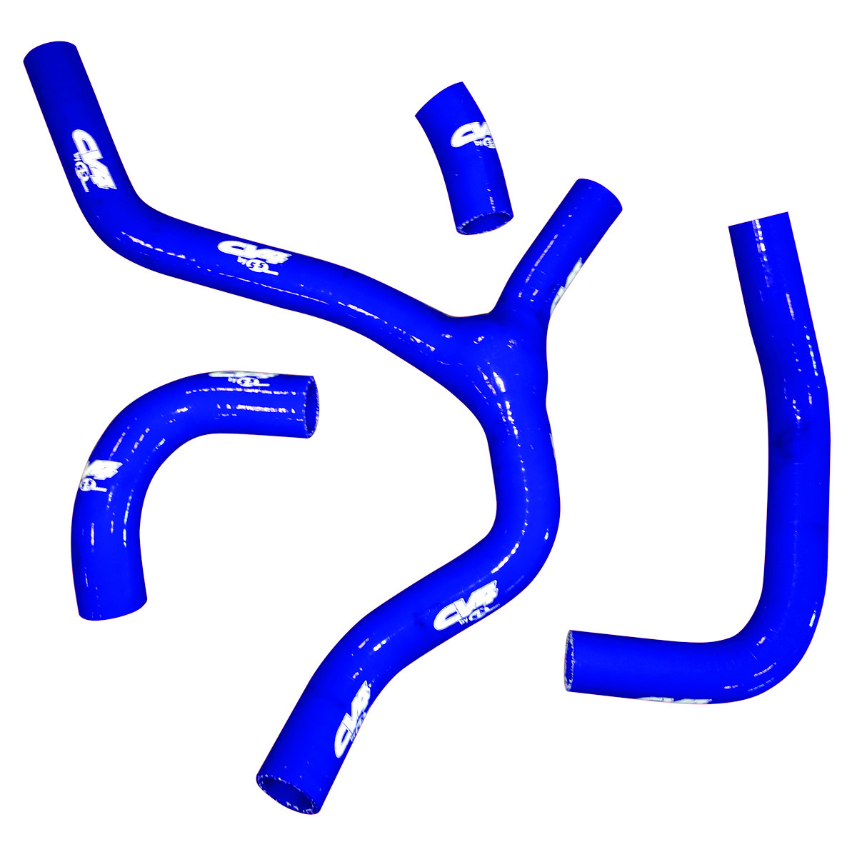 Cycra Kit Durites de Radiateurs CV4 Honda CR-F 450 '13, Y-Kit, Bleu