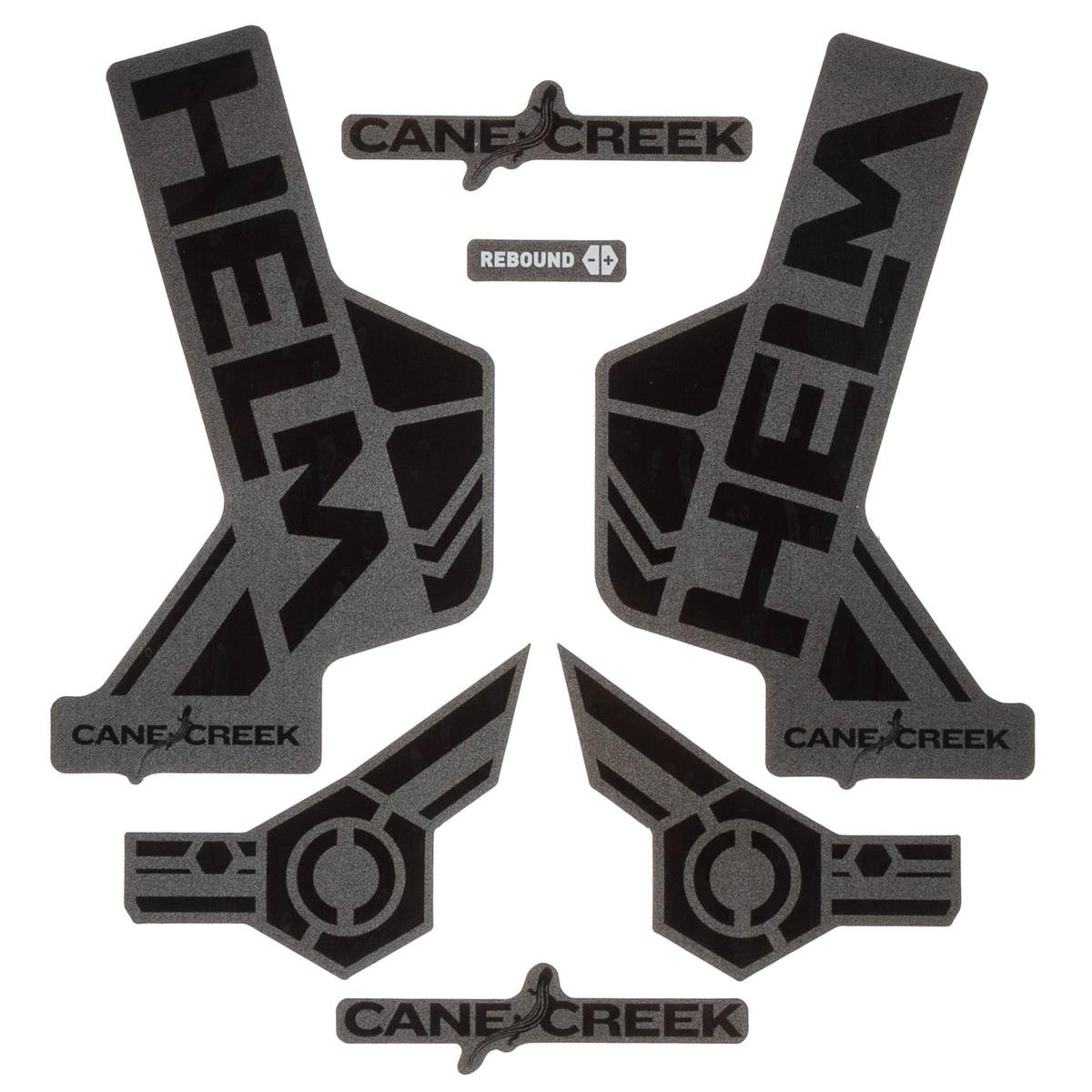 Cane Creek Sticker Kit Helm Stealth Black