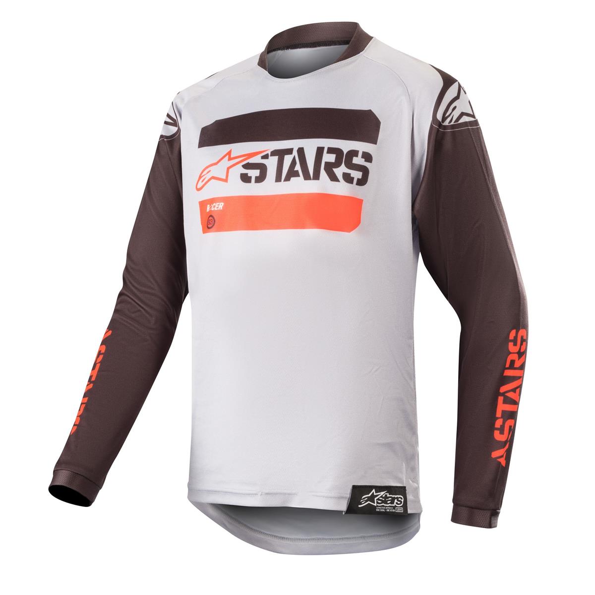 Alpinestars Kids Jersey Racer Tactical - Black/Grey/Red Fluo