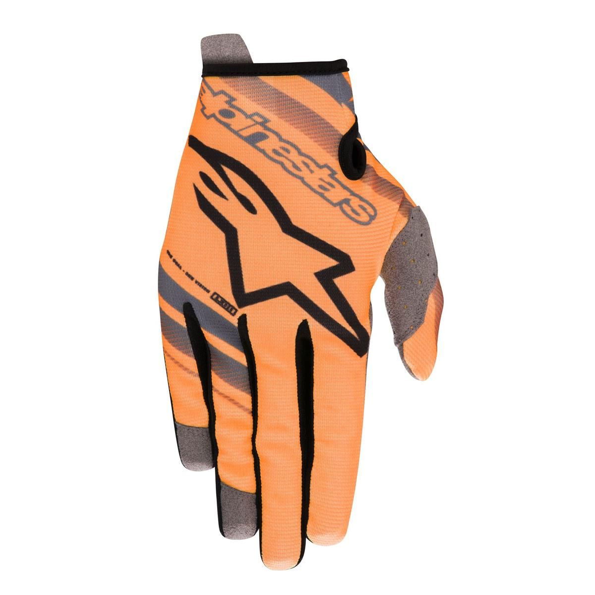 Alpinestars Kids Gloves Radar Orange Fluo/Black