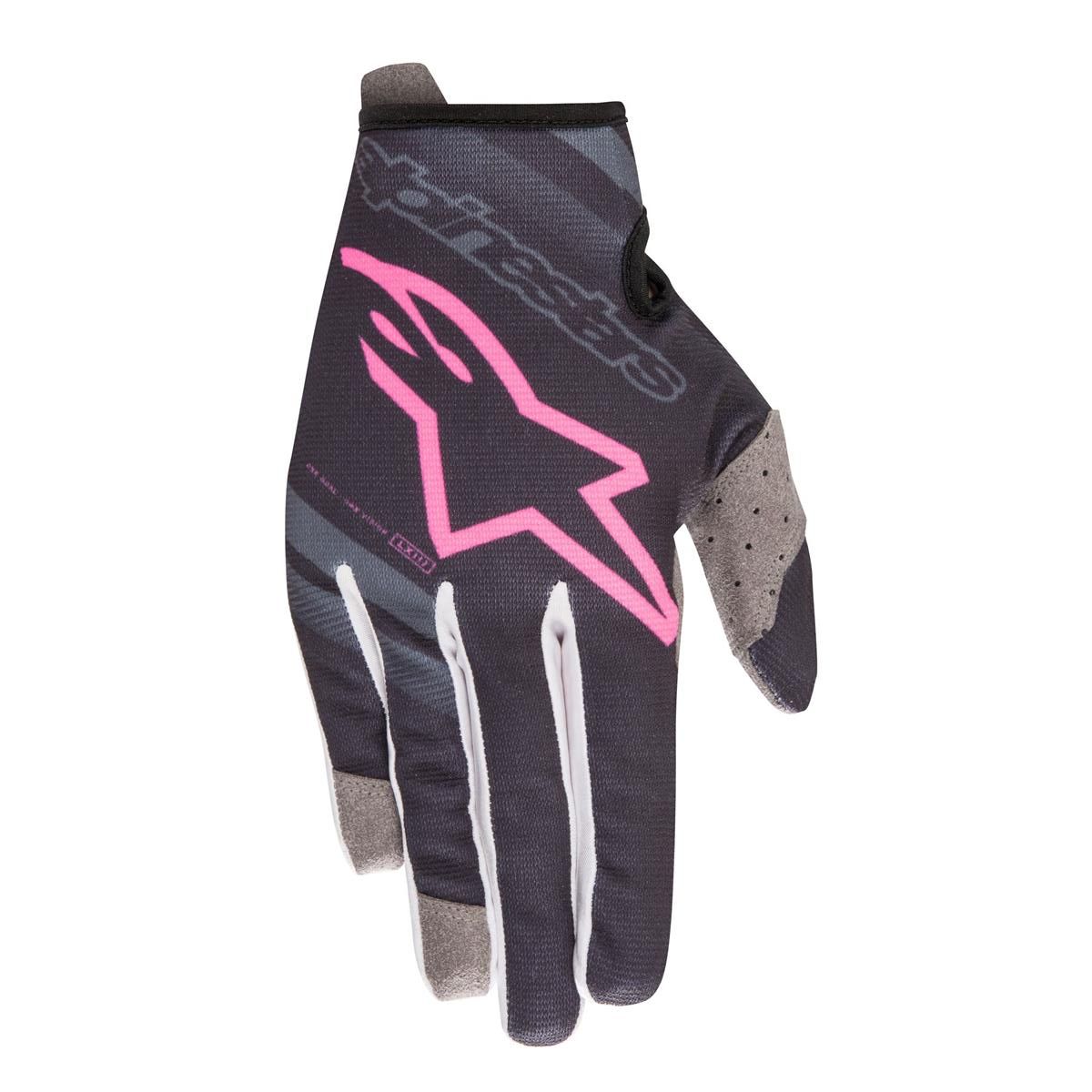 Alpinestars Handschuhe Radar Dark Navy/Pink Fluo