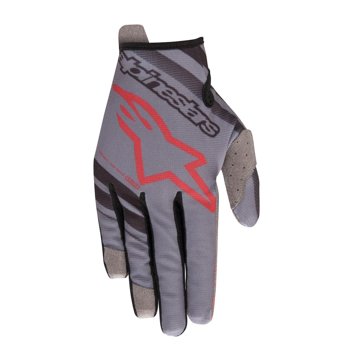 Alpinestars Gloves Radar Mid Grey/Black/Burgunder