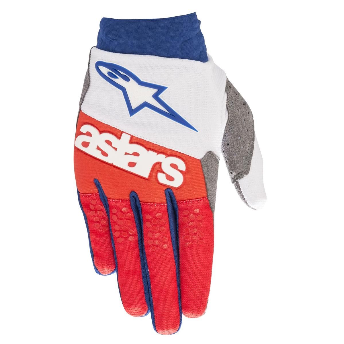 Alpinestars Handschuhe Racefend Weiß/Rot/Blau