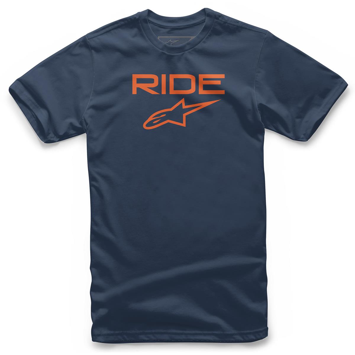 Alpinestars T-Shirt Ride 2.0 Navy/Orange