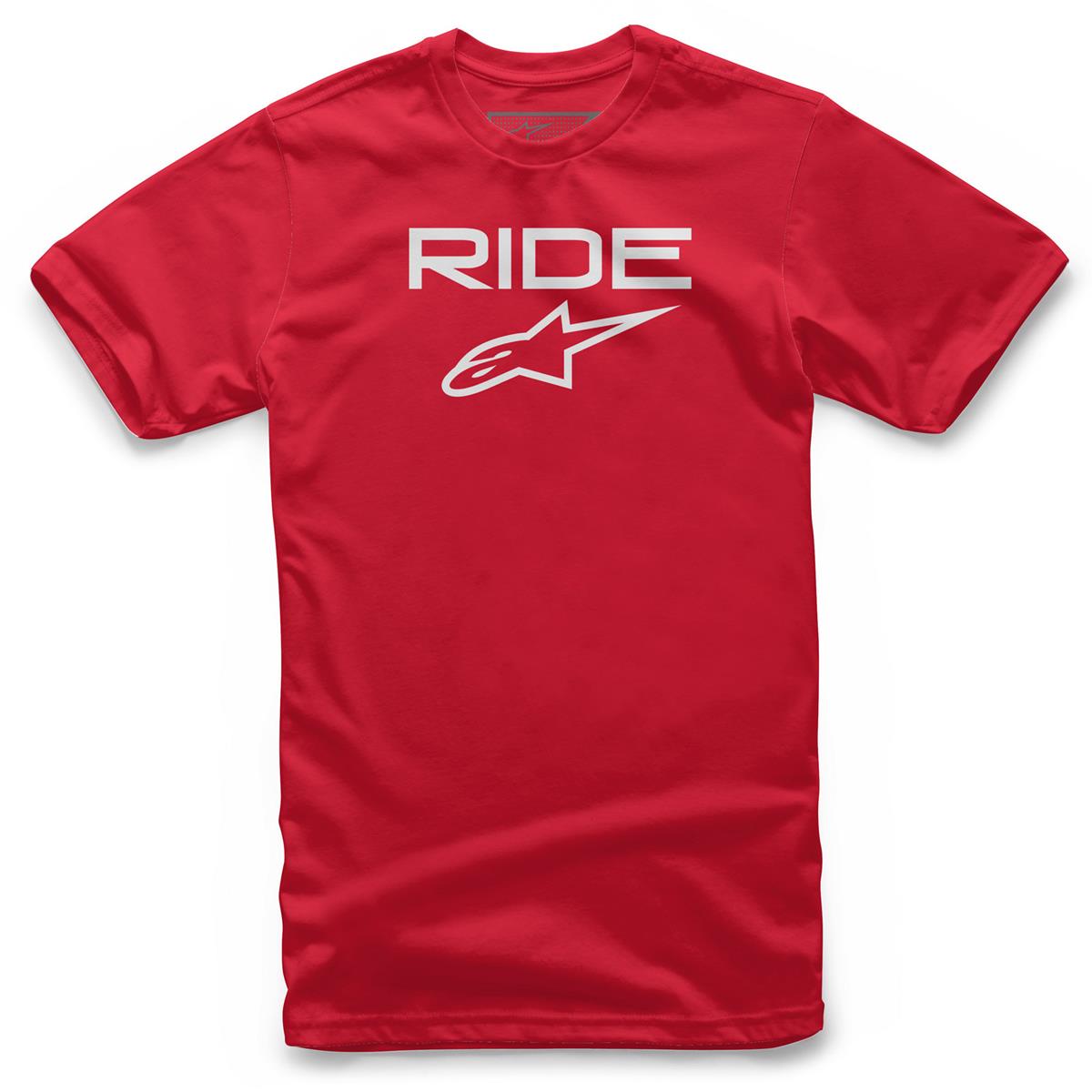 Alpinestars T-Shirt Ride 2.0 Rot/Weiß