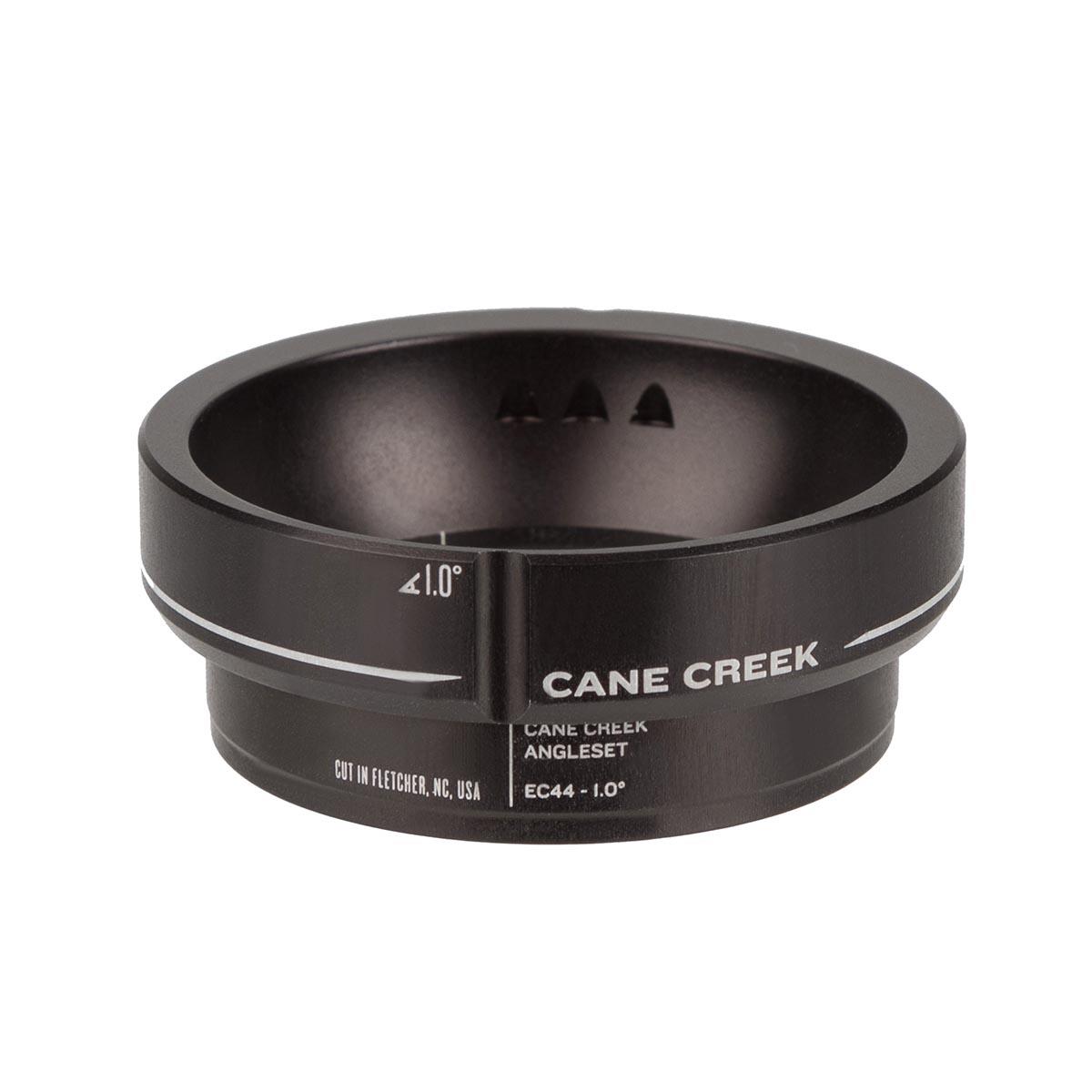 Cane Creek Upper/lower bearing cup AngleSet EC44, 1,0 Degree, Black