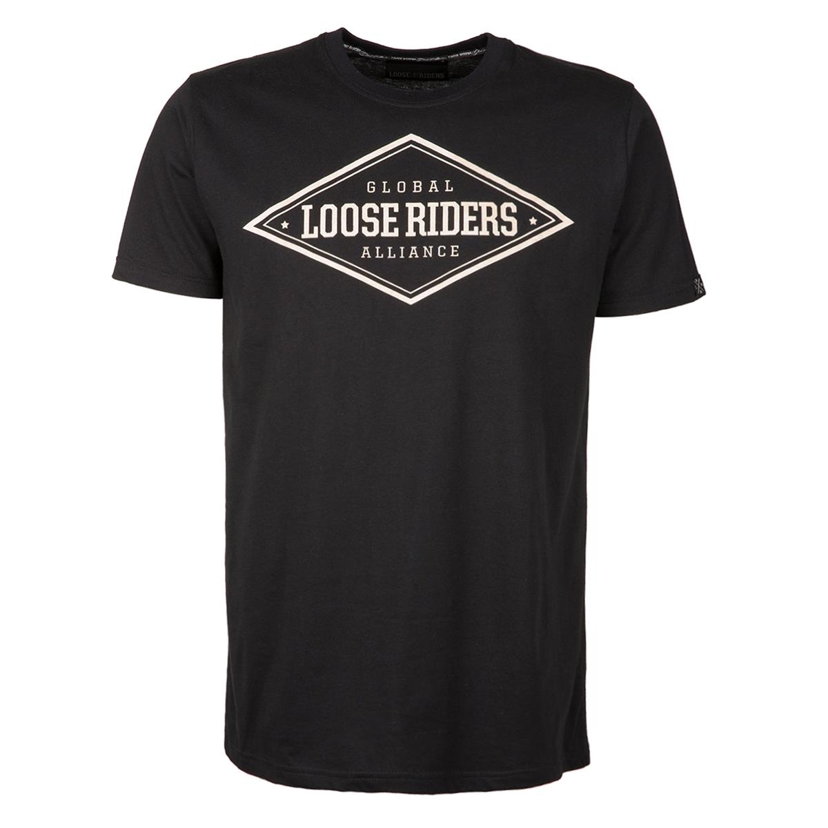 Loose Riders T-Shirt  Diamond - Black