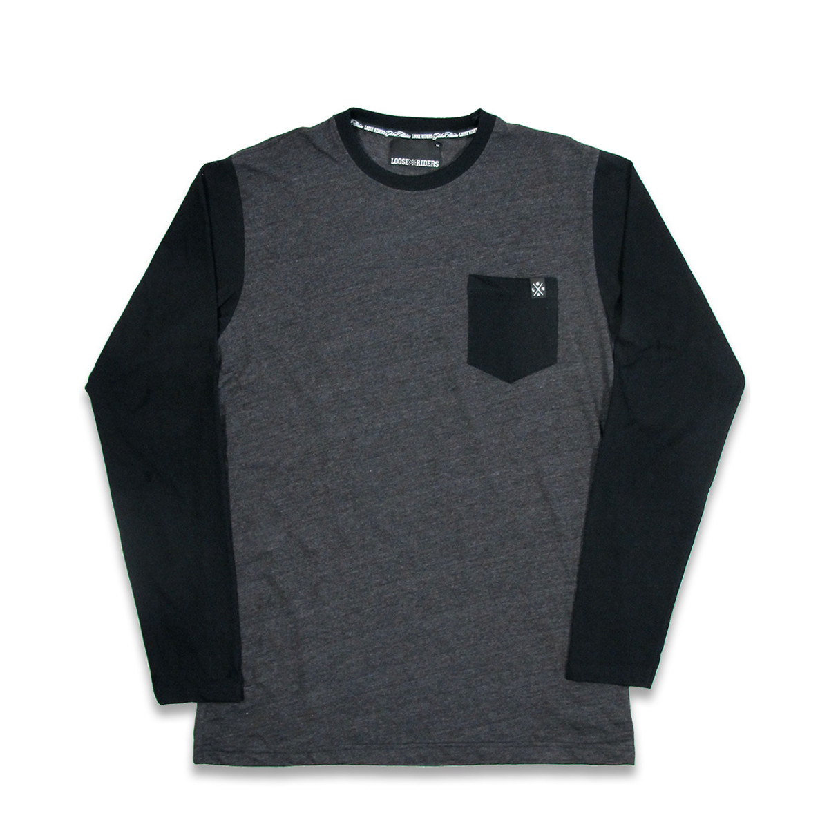 Loose Riders T-Shirt Manches Longues  Heather - Grey/Black