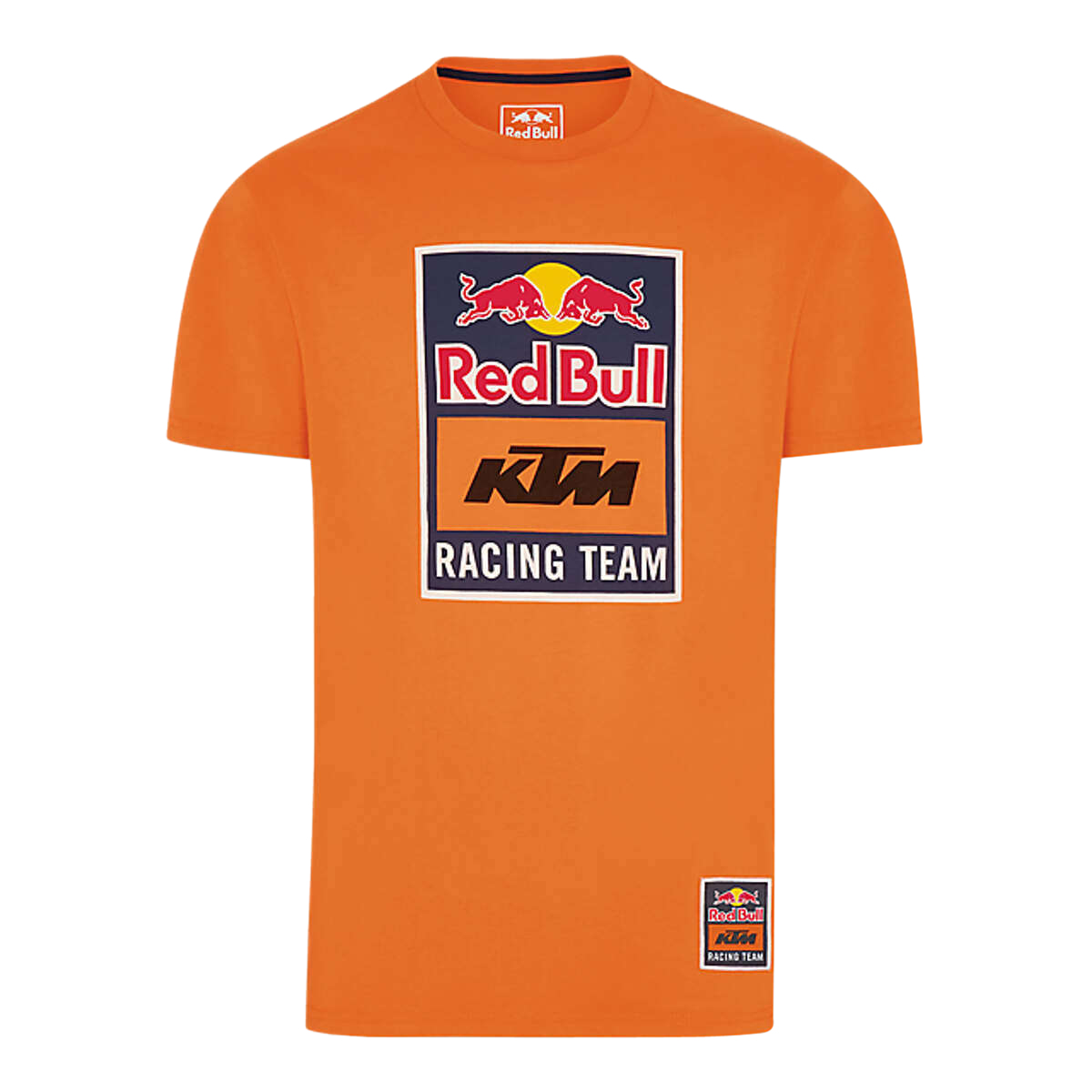 Red Bull T-Shirt KTM Racing Team Logo - Pumpkin