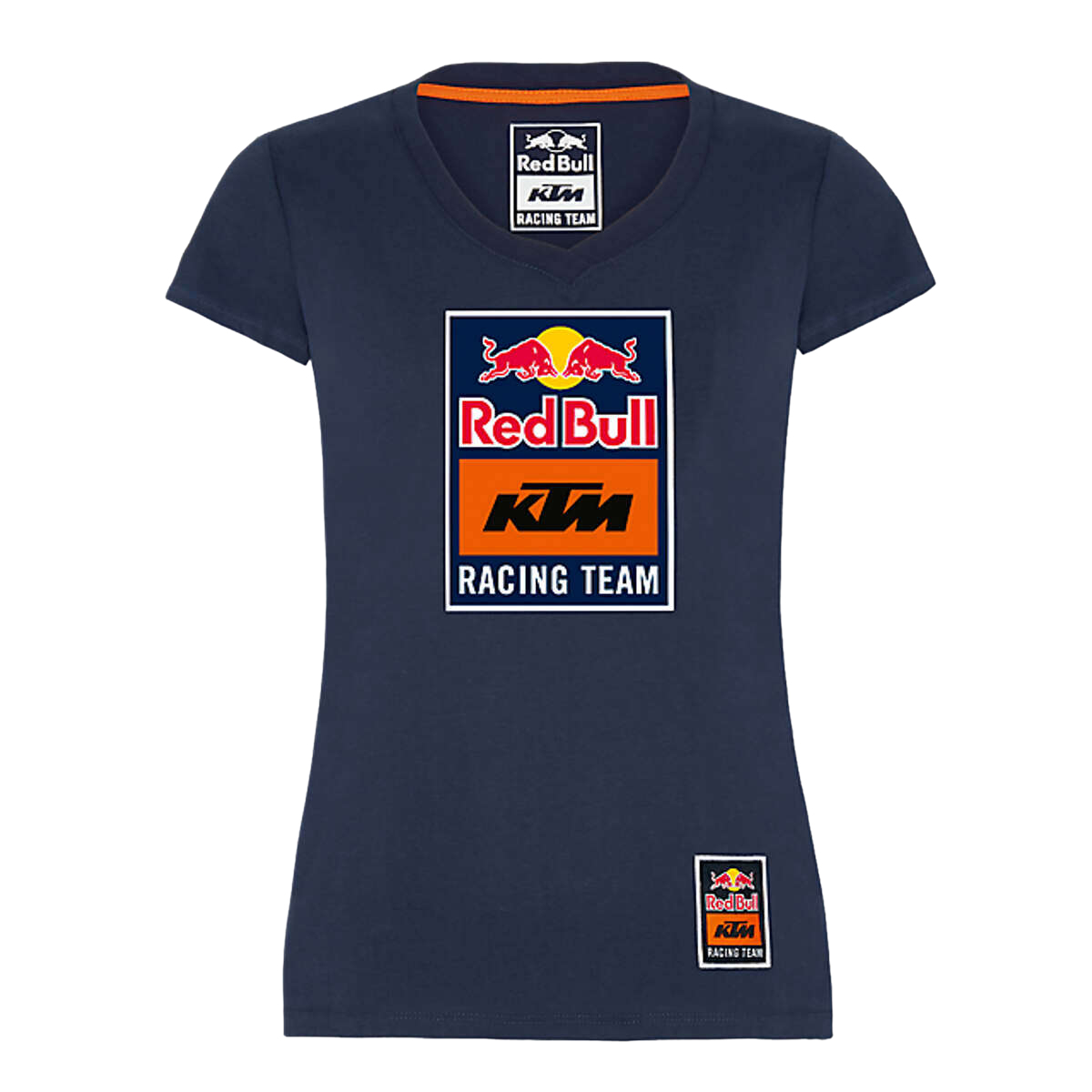 Red Bull Donna T-Shirt KTM Racing Team Logo - Navy