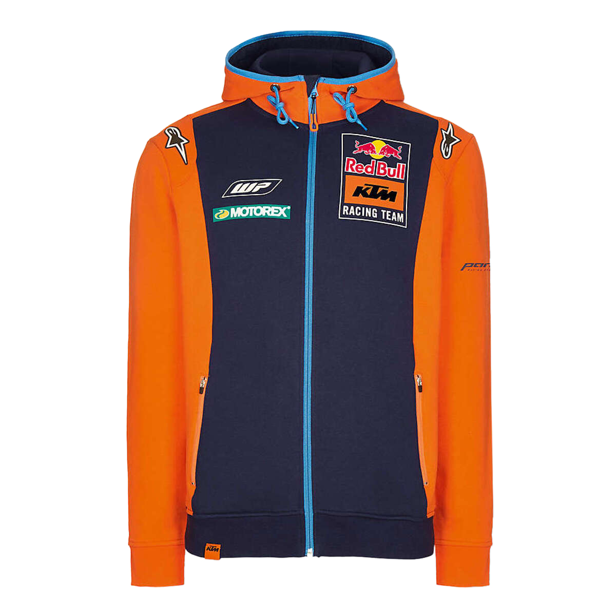 Red Bull Zip-Hoodie KTM Official Teamline Navy/Orange