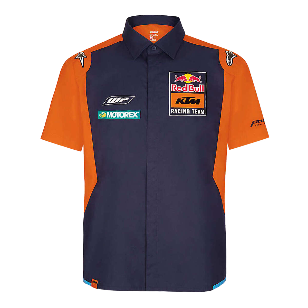 Red Bull Chemise Manches Courtes KTM Official Teamline Navy/Orange